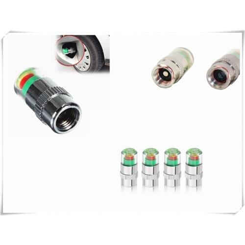 Auto parts 4PCS tire pressure monitoring alarm 2.4bar sensor bonnet for Volkswagen vw Touran 1.4 Fox 1.2 Touareg2 GolfA5 GT