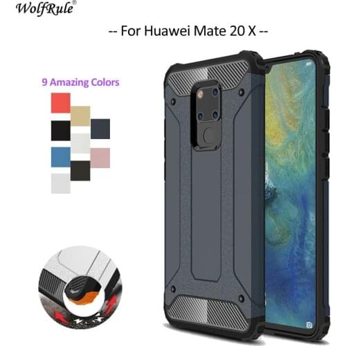 For Cover Huawei Mate 20 X Case TPU & PC Armor Bumper Pouch Protective Back Phone Case For Huawei Mate 20 X 20X Cover 7.2