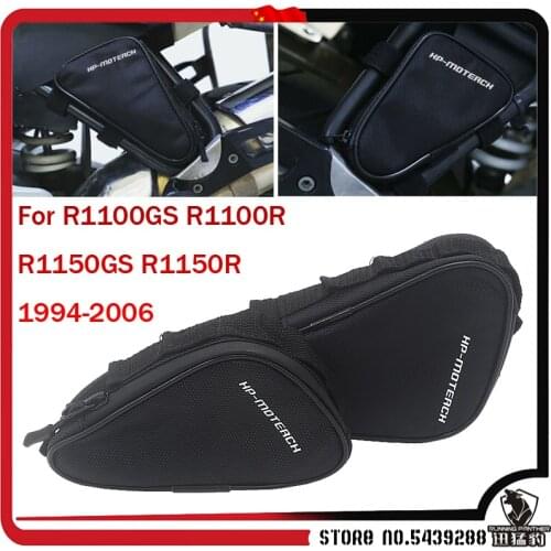 Black Motorcycle Accessories For BMW R1100GS R1150GS R1100R R1150R Waterproof Bag Frame Crash Bars Placement Bag R 1100 1150 GS