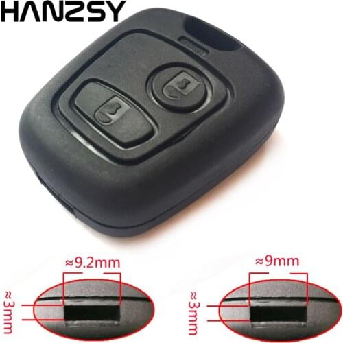 For Peugeot 307 107 206 207 306 407 Citroen C1 C2 C3 C4 XSARA Picasso 2 Button Car Remote Key Shell Fob Case Replacement