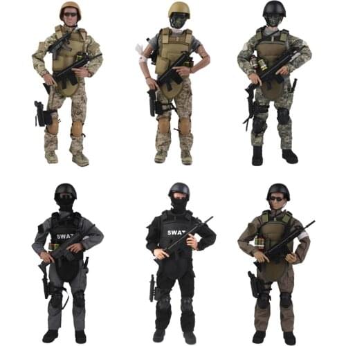 1/6 Scale Special Forces Soldiers Police Dogs 12" WWII War Game Action Figures