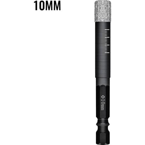 Ceramic Drill Bit Dry Equipment Glass Hexagonal Shank Opener Perforated