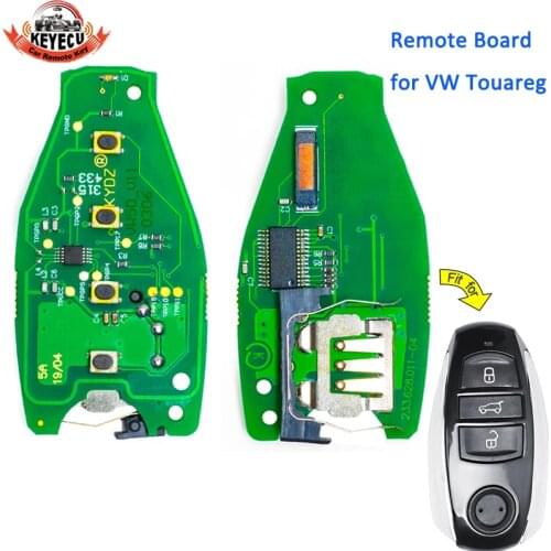 KEYECU Smart Remote Board 3 Button 315MHz/433MHZ/868MHz for VWTouareg 2010-2014