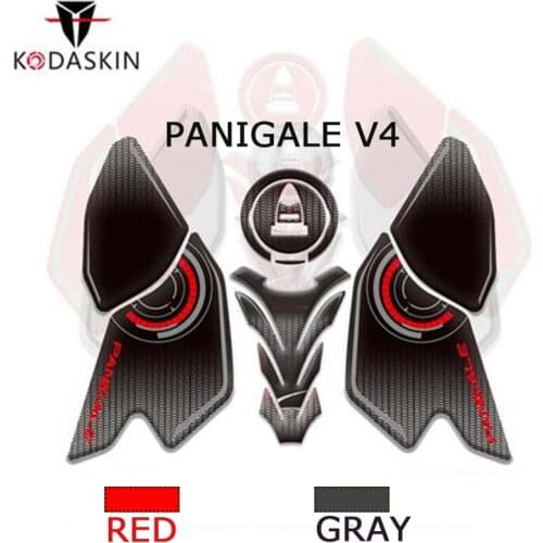 KODASKIN Motorcycle 3D Gas Cap Tank Pad Sticker Decal Emblem for PANIGALE V4