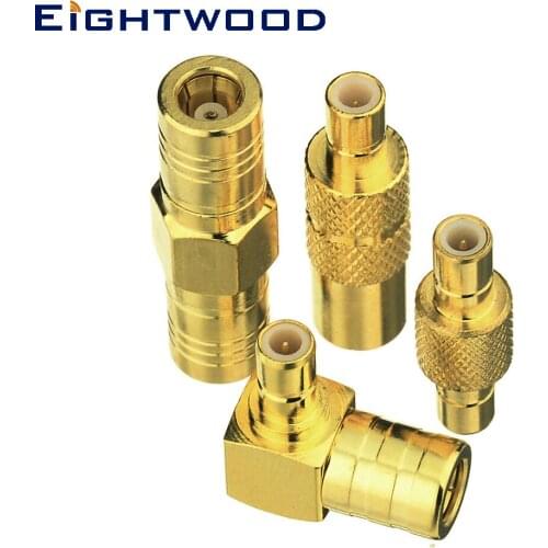 Eightwood SMB 4 Type RF Adapter Kit Brass Body With Gold Plated for Pioneer JVC DAB Radio Sirius XM Satellite Radio Antenna