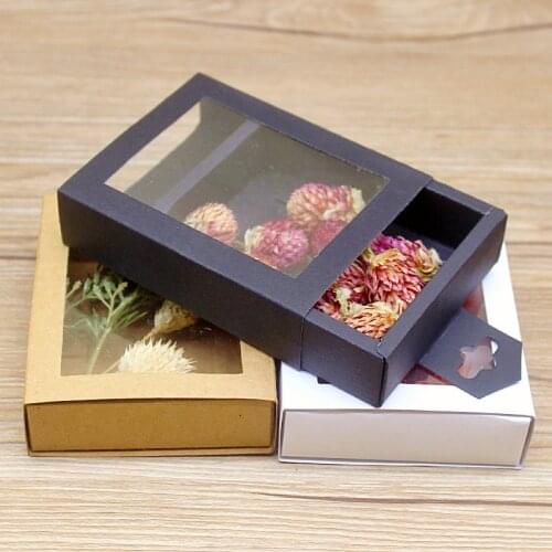 Clear /frost cover paper Window Box1Lot =10box +10 pcs inner Card White Necklace jewley earring set package box with window