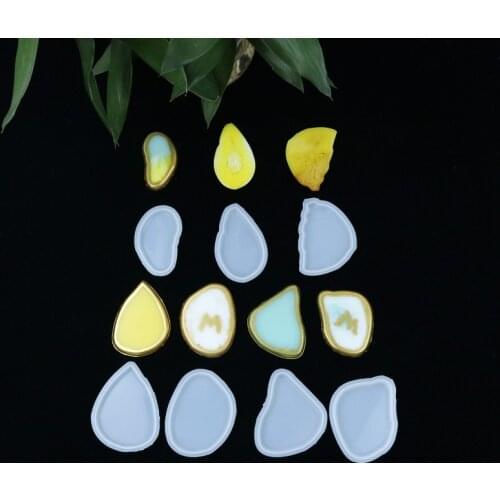 NOT AS LONG diy7 Crystal Epoxy Tag Silicone Mold Pendant Mirror Making Jewelry Pendant Home Handmade Jewelry Small Crafts