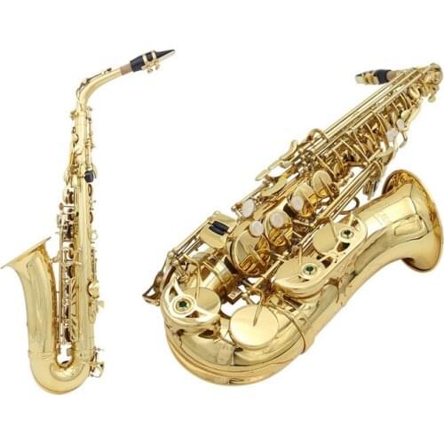 2015 New High quality Saxophone alto WSS-896 musical instruments professional E-flat sax botao de dedo saxofone mundharmonika