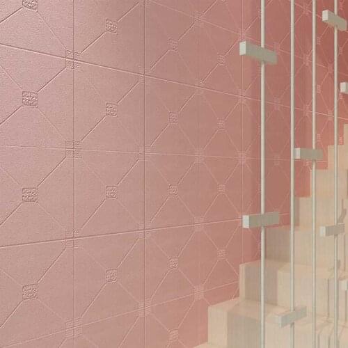 Wallpaper Self-adhesive 3D Three-dimensional Wall Sticker Pack Foam Wallpaper Background Wall Decoration Sticker