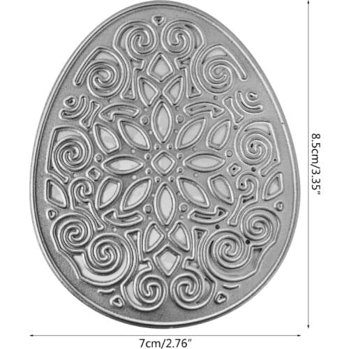 Easter Eggs Metal Cutting Dies Stencil Scrapbooking DIY Album Stamp Paper Decor E8BD
