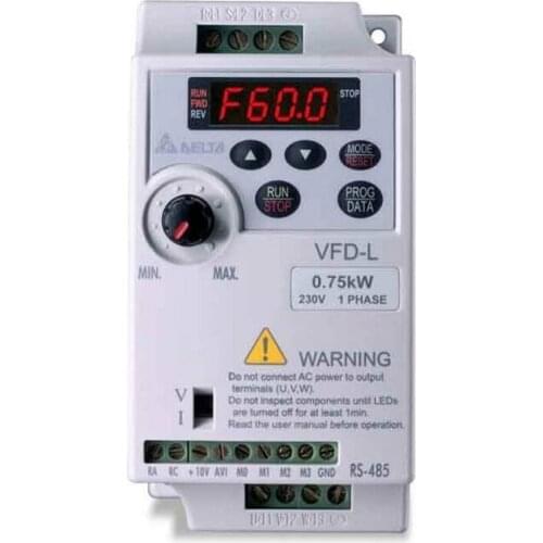 0.1KW 0.2KW 0.4KW 0.75KW 460V Delta VFD-B VFD, Inverter AC Drive Frequency Converter VFD001L21A VFD002L21A VFD004L21A VFD007L21A