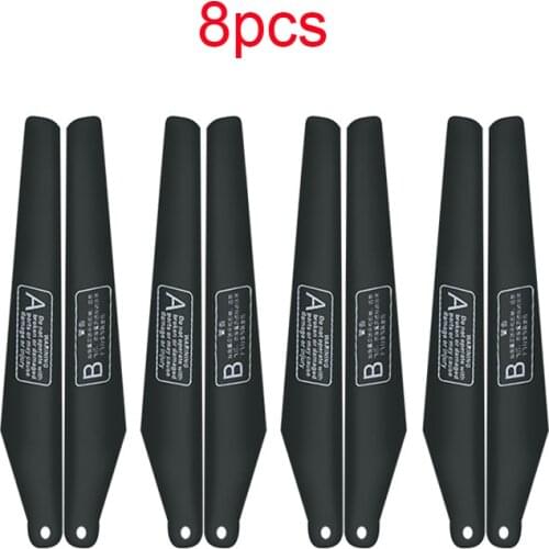 8PCS RC Helicopter Propeller 9cm/10cm/15cm/16cm/17cm/24cm Fan Blades Paddle CW CCW Black A B Props Universal for Aircraft Model