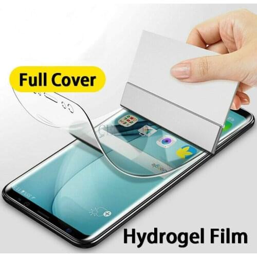 Clear Full Cover Soft Invisible Hydrogel Film for Samsung Galaxy Note 20 10 9 8 ultra S20 S10 S9 S8 Plus Lite S10E 5G 100pcs