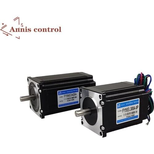 NEMA 23/57 motore passo-passo FY56EL300A-8P 1.5Nm 3Nm macchina per incidere di CNC fai da te lavorazione del legno bifase albero