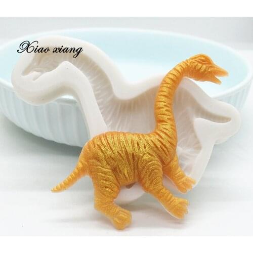 Cartoon Dinosaur Silicone Cake Molds For Baking Chocolate Fondant Molds Baby Birthday Cake Decorating Tools Cookie Baking Mould