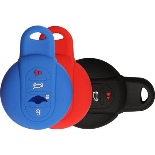Kutery 4 Buttons Silicone Remote Car Key Cover Case Car Styling For BMW MINI Cooper F60 F54 F55 F56