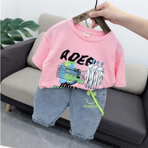 Casual Children Tracksuits 2-7Year Kids Baby Boys Clothes Clothing Sets Infant Boy T-Shirt + Shorts 2pcs Outfits Suits
