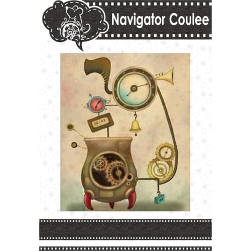 Time Gears Clocks and Watches Metal Cutting Die Cut to Die Layered Template DIY Craft Die Cutting Die Photo Album Decoration