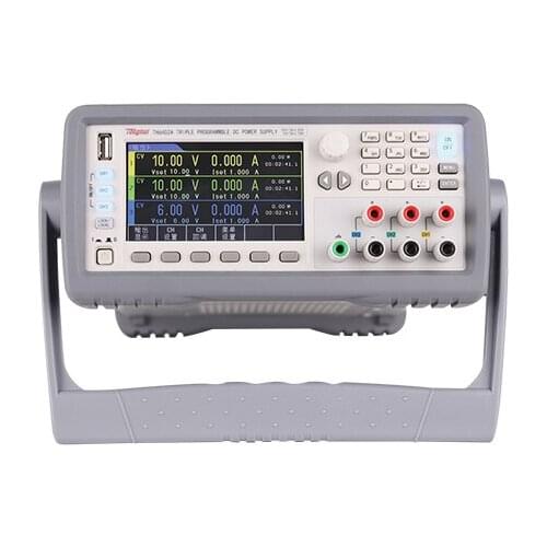 TH6402A 3 Channel Programmable Linear DC Power Supply 0-30V/3A/90W*2, 0-6V/5A/30W*1