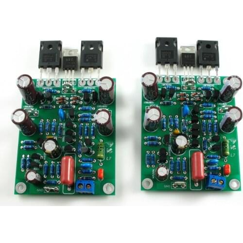 SENGTERBELLE L7 Class AB MOSFET High Speed MINI FET Amplifier Board Kit 2 Channels Hi-Fi Stereo Audio Power Amplifier KIT