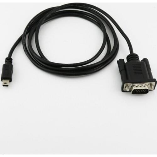 1pcs Mini USB 5 Pin Male To VGA DB15 D-SUB 15 Pins Male Adapter Cable For Mobile DVD 1.5m