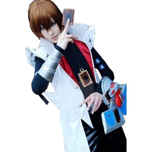 2020 Anime Yu-Gi-Oh! Duel Monsters GX Seto Kaiba Cosplay Costume Adult Men Halloween Cosplay Outfit Custom Made