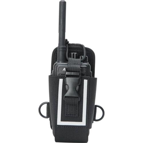 ABBREE MSC-20M Walkie Talkie Fluorescence Big Nylon Carry Case for Motorola BaoFeng UV-5R UV-82 UV-9R Radio Pouch Holder Radio