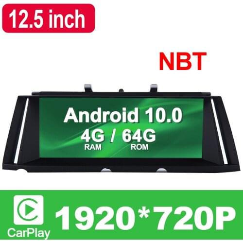 10.25 inch 64G ROM 8 Core Android 10.0 Car Radio GPS Navigation System Stereo Audio forBMW 7 Series F01 F02 (2013-2015) NBT