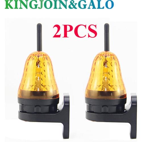 Wide Voltage Mini LED Flashing Alarm Lamp Light Blinker Strobe For Automatic Swing Sliding Garage Gate Opener(No Sound)