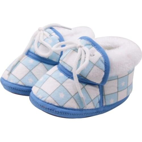 Baby Boots Newborn Cartoon Printed Cotton Shoes Winter Baby Shoes Infant Warm Non-slip Snow Boots 0-12M 2021