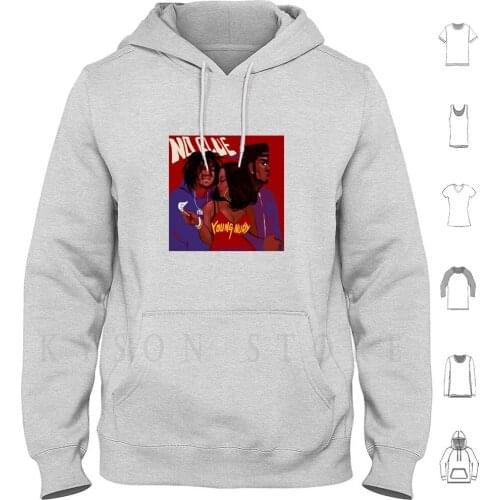 Young Nudy Hoodie Long Sleeve Young Nudy Young Nudy Cover Album No Clue