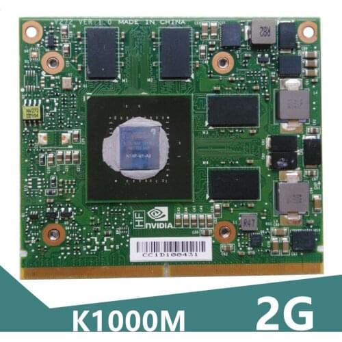 Quadro K1000M K 1000m vídeo VGA tarjeta gráfica N14P-Q1-A2 010176C00-600-G para portátil HP Elitebook 8560w 8570W dell m4800 m47