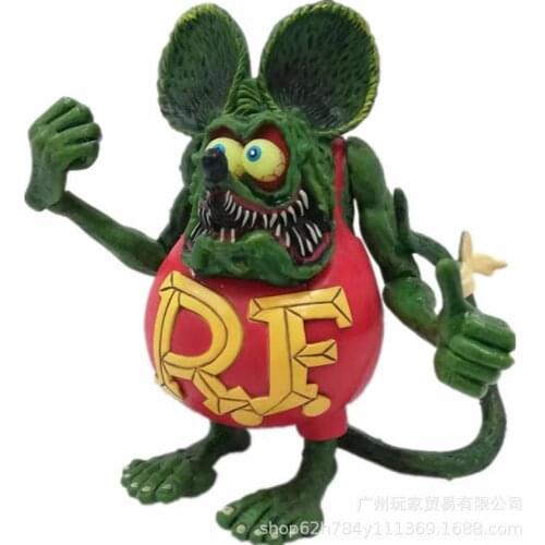 Legend of the Mad Rat Fink Rat FLNK model of the knuckle-moving hand gear