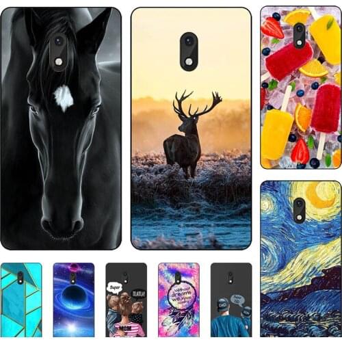 Fashion Bumper Cute Case For itel A16 itel A16 Plus Case Soft Silicone Cat Horse Flower Cover Back Shell