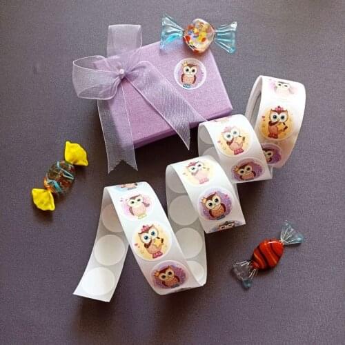 500pcs Kids Animal Thank You Stickers Fathers Day Wedding Mail Stickers For Toddlers Christmas Envelope Seals Gift Packaging