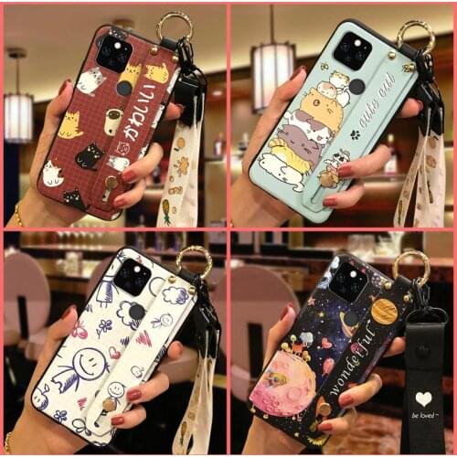 Anti-knock Shockproof Phone Case For Google Pixel 5A Lanyard Cute Dirt-resistant For Girls For Woman