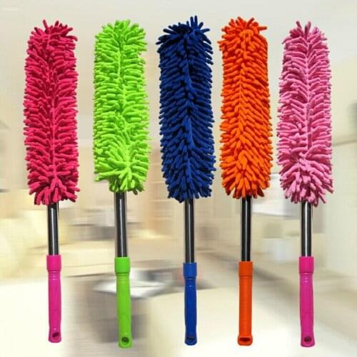 Direct car wax brush dust chenille duster chenille wax car dual-purpose chenille telescopic brush