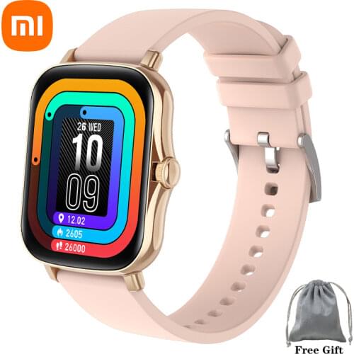Xiaomi 2021 Latest Smart Watch Men Full Touch Sport Fitness Tracker IP67 Waterproof Smartwatch Women Record Heart Blood Pressure