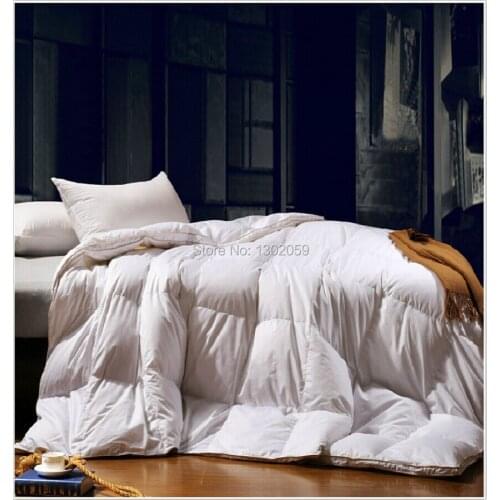 King Queen Full Twin Or Make Any Size Whites Duck Down Doona Comforter Blanket Quilt ---- Factory Sale