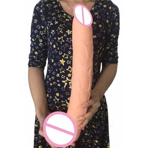 39.5*5.6cm super long silicone dildo realistic fake penis huge dildo male artificial penis anal dildo sextoys adults for women