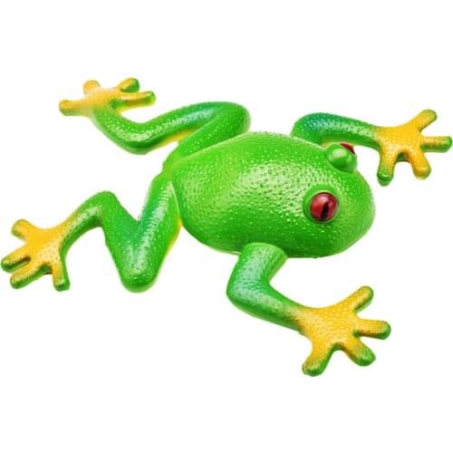 Squishy Antistress Simulation Stretchable Rubber Frog Model Spoof Vent Toys
