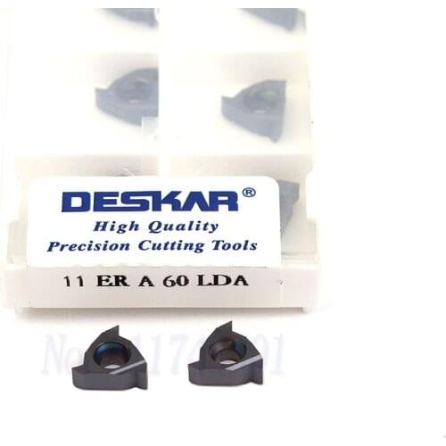 11ER A55 LDC 11IR A55 11ER A60 11IR A60 LDA Threading Inserts CNC Lathe Tools Carbide Inserts , For Steel And Stainless Steel