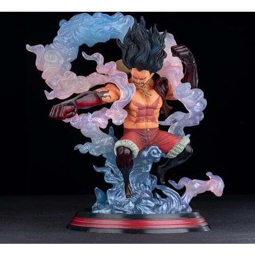 Japan Anime One Piece Gear fourth Monkey D Luffy PVC Figure Figurine 28cm Toy Model Statue New With Box