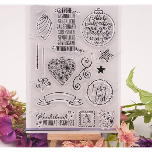 YPP CRAFT New Transparent Clear Silicone Stamps for DIY Scrapbooking/Card Making/Kids Fun Decoration Supplies 255