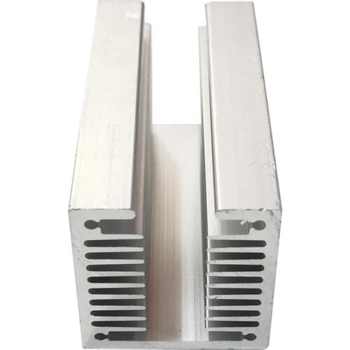 1pcs Aluminum heatsink LED heatsink 40x40-100mm heat sink Aluminum profiles Aluminum color Chassis radiator