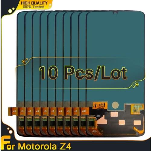 10PCS NEW LCD Display For Motorola Moto Z4 XT1980-1 XT1980-3 XT1980-4 LCD Display Touch Screen Digitizer Assembly Replacement