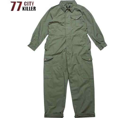 77City Killer American Style Bib Overalls Men Multi-Pocket Streetwear Jumpsuit Joggers Male Coveralls Cargo Oversize Trousers