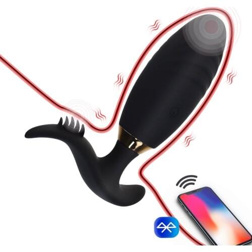 APP Control Anal Dildo Vibrator Male Prostate Female Vagina Massager Butt Plug Anus Dilator Adult Sex Toys For Men Couple