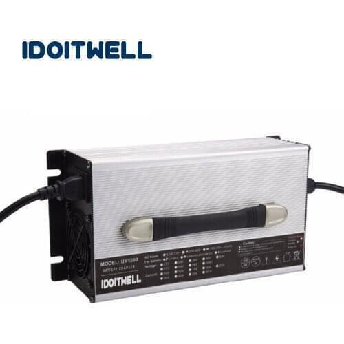 Customized 36V 18A automatic battery charger for Lead acid Lithium ion LifePO4 battery Electric forklift stacker washing machine