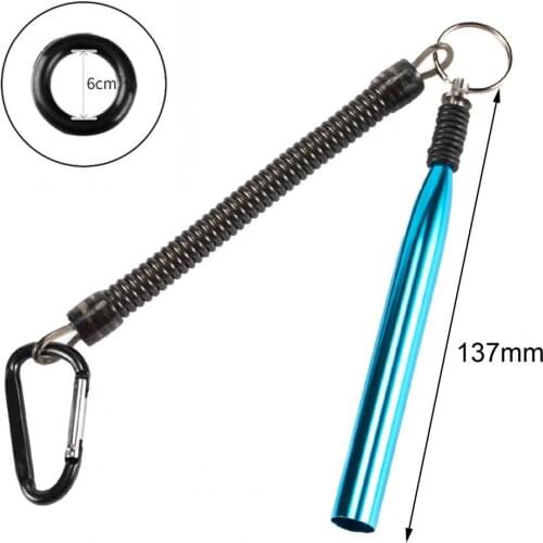 Worm Rig Tool Anti-lost Wear-resistant Aluminium Alloy Wacky Worm Rig Tool with 100 O-Rings for Fishing